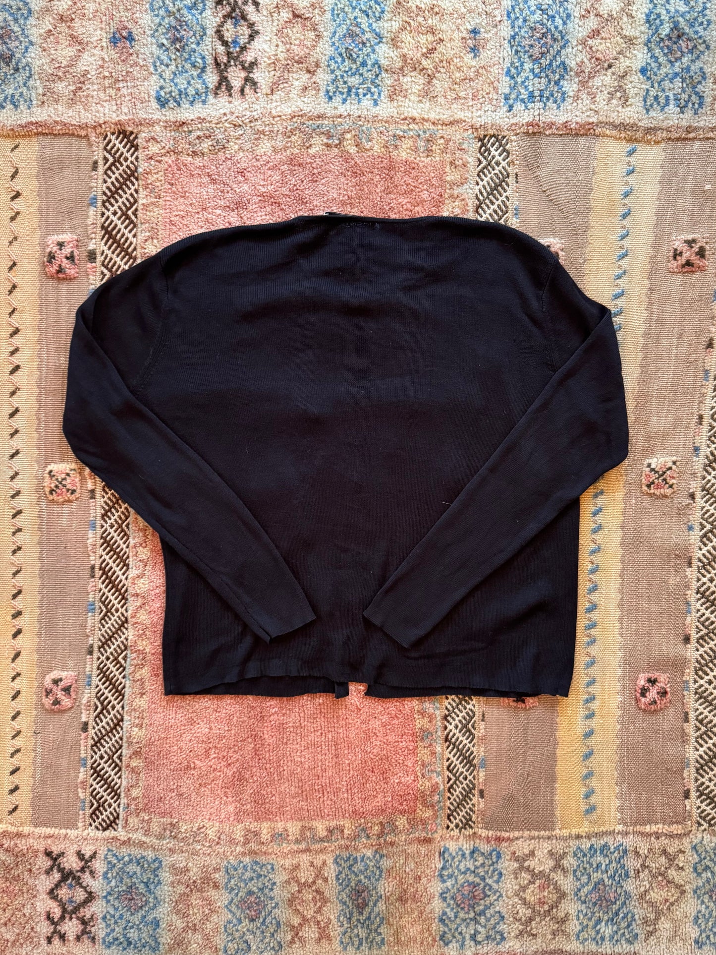 Beaded Silk Cardigan