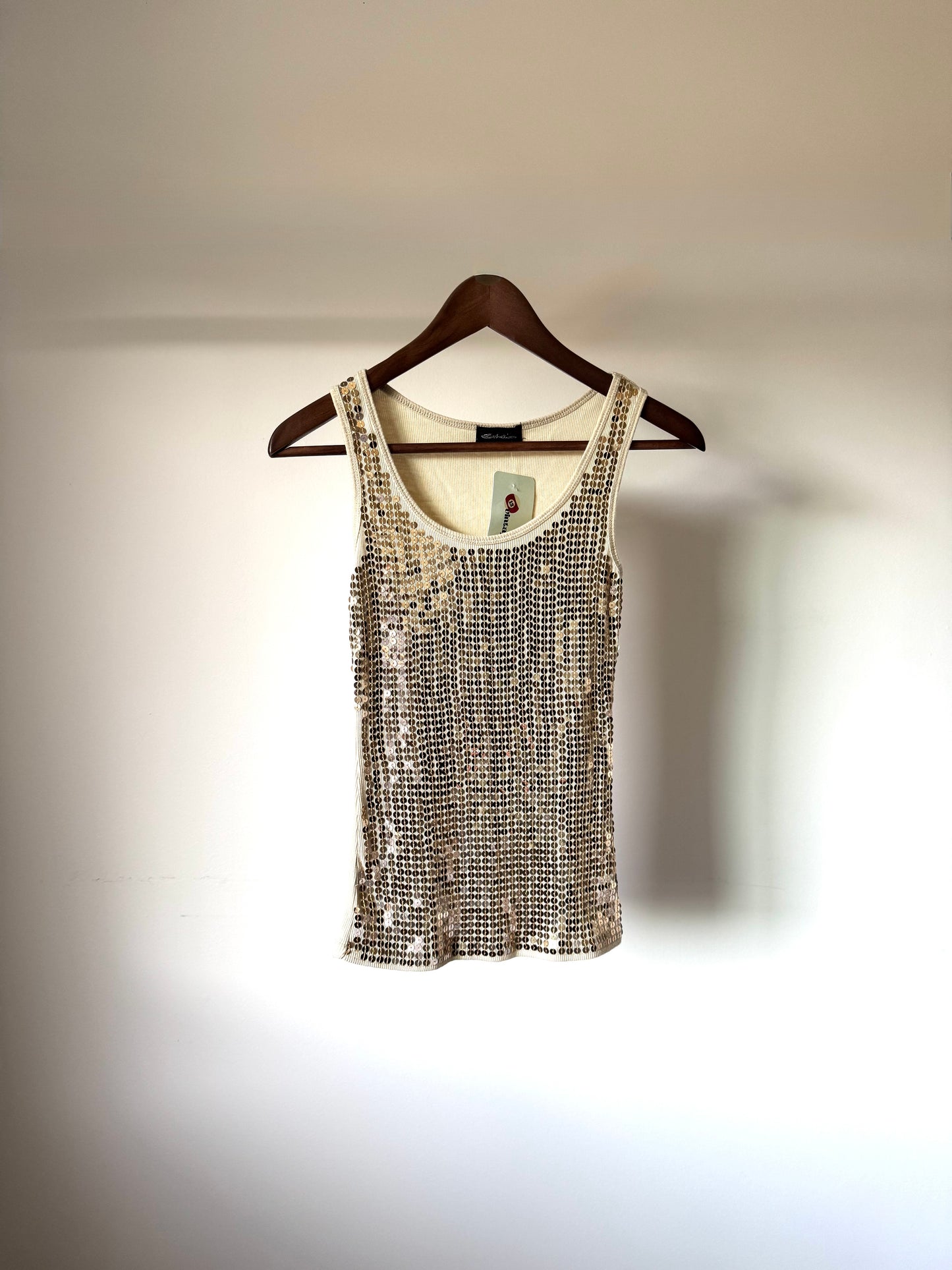 Gold Sequin Tank