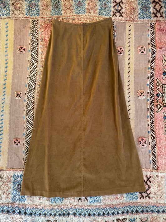Faux Suede Skirt