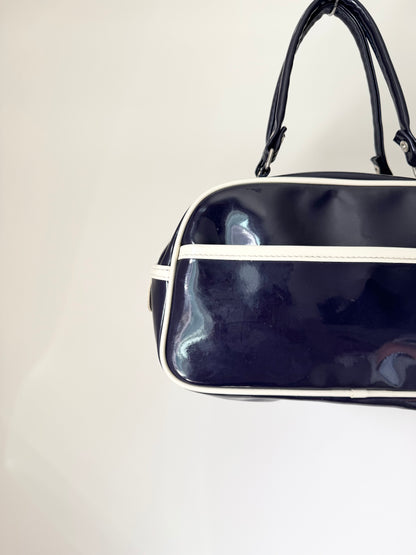 Blue Patent Handbag