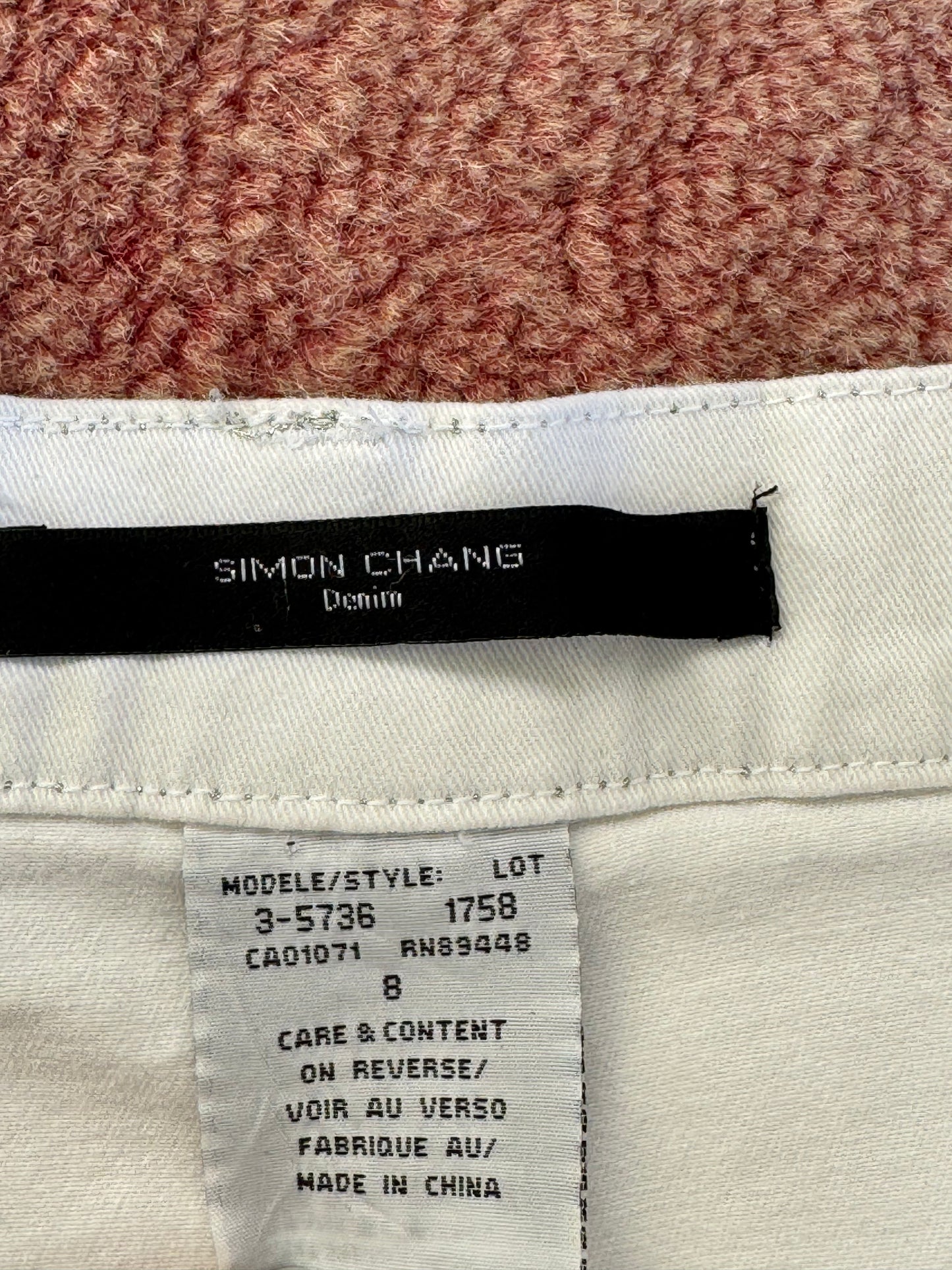 White Denim Skirt