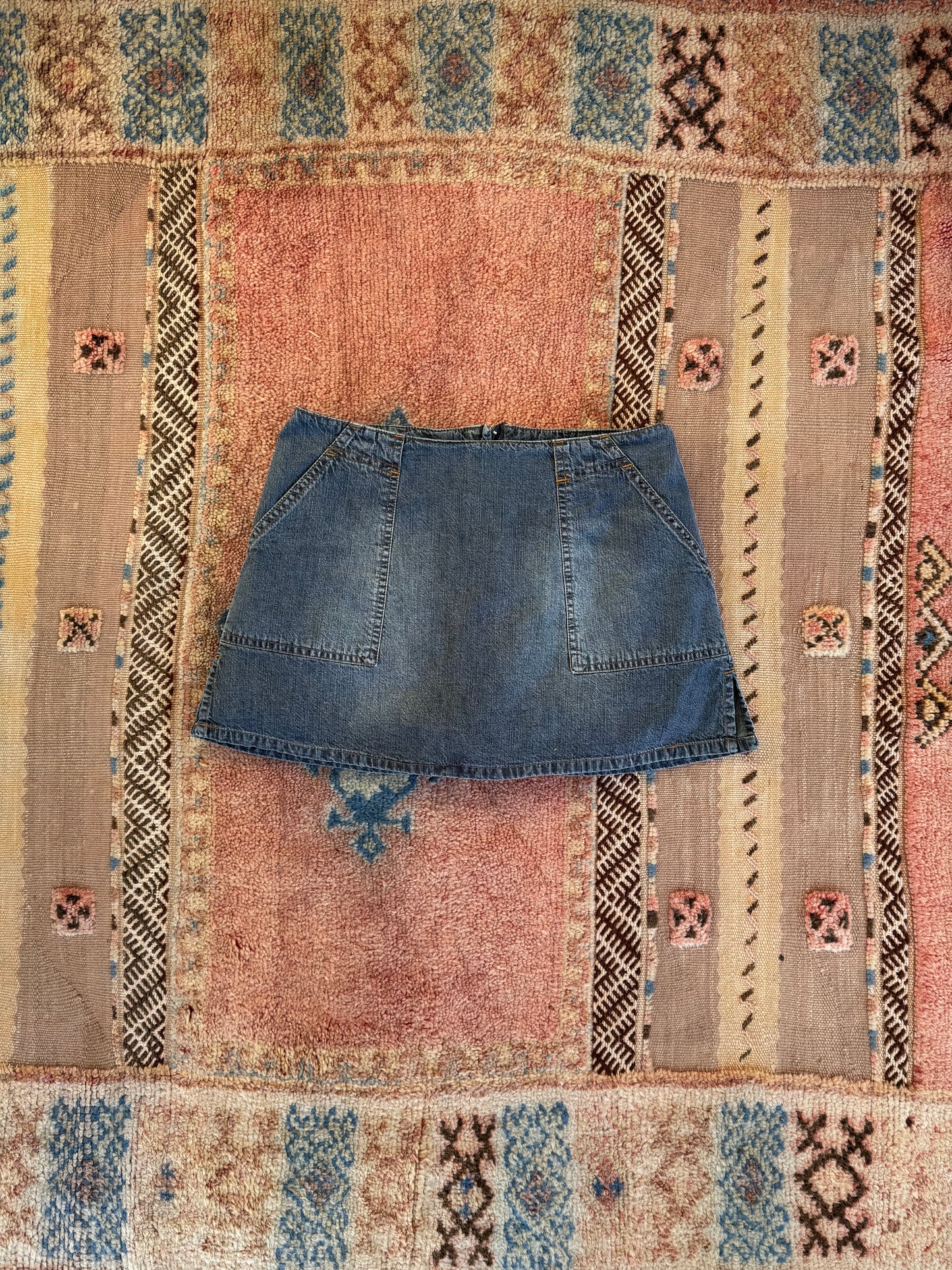 Denim Mini Skirt
