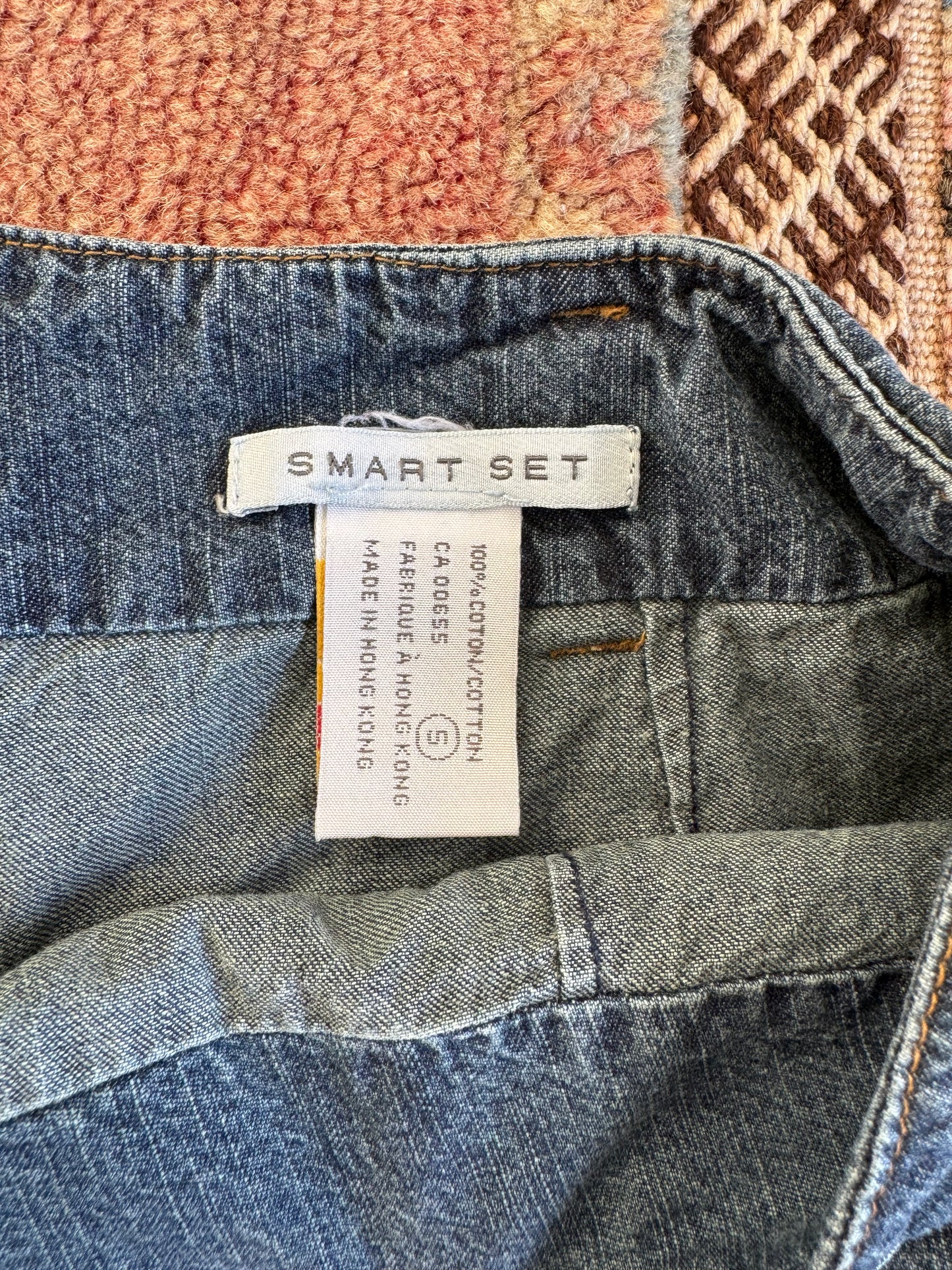 Denim Mini Skirt