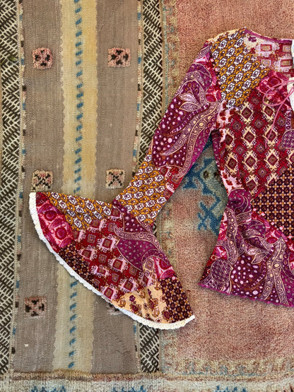 Paisley Bell Sleeve Top