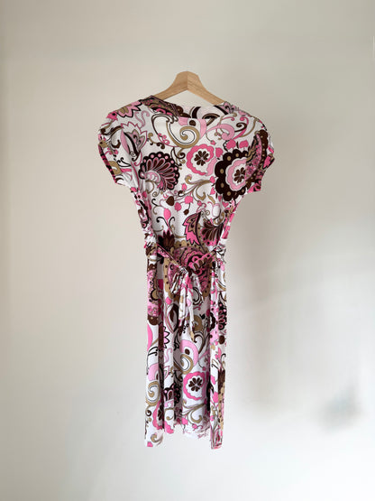 Pink & Brown Dress