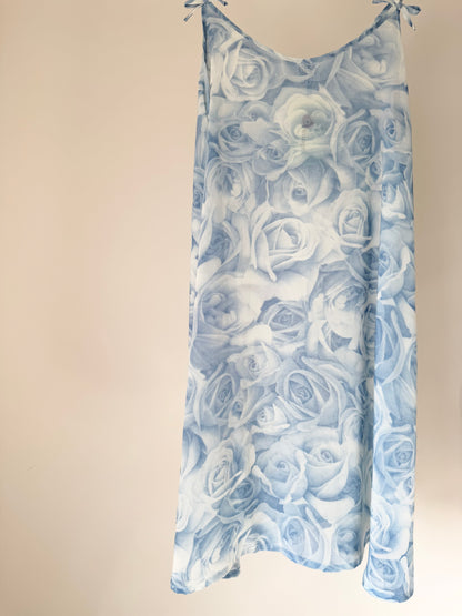 Blue Roses Dress