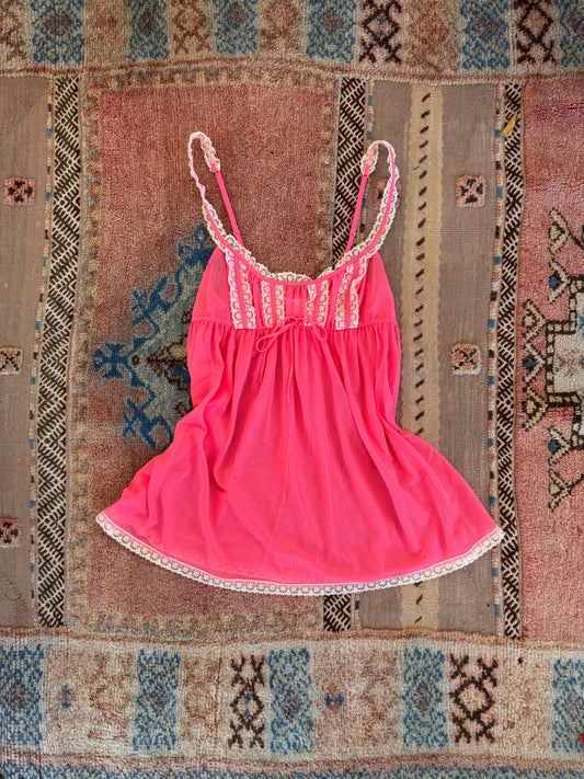 Pink Babydoll Top
