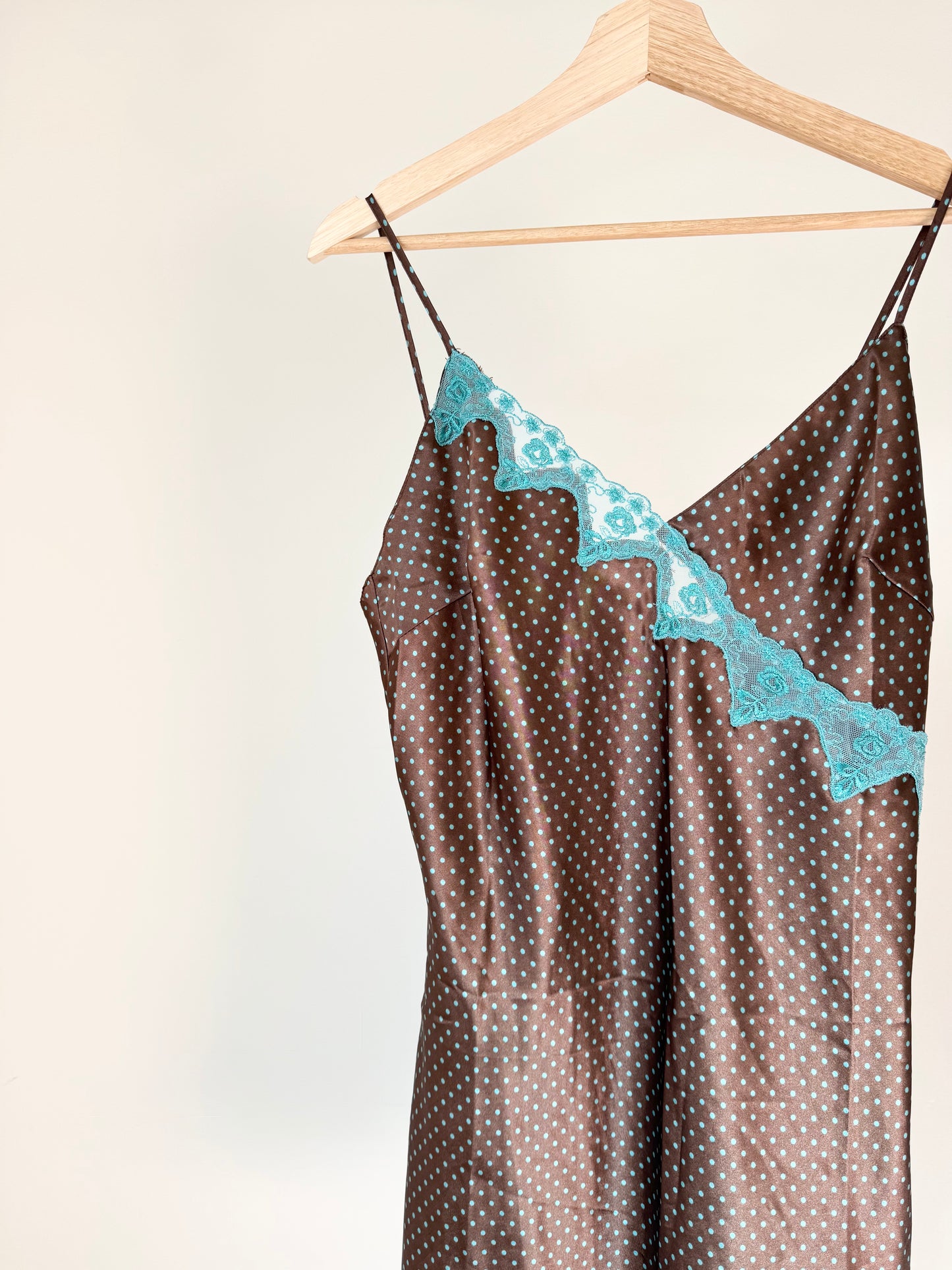 Satin Polka Dot Dress