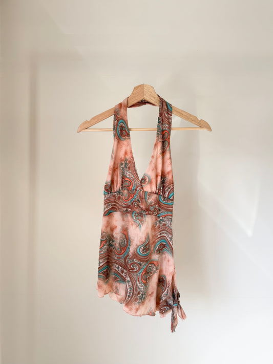 Paisley Halter Top