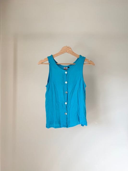 Aqua Button-Up