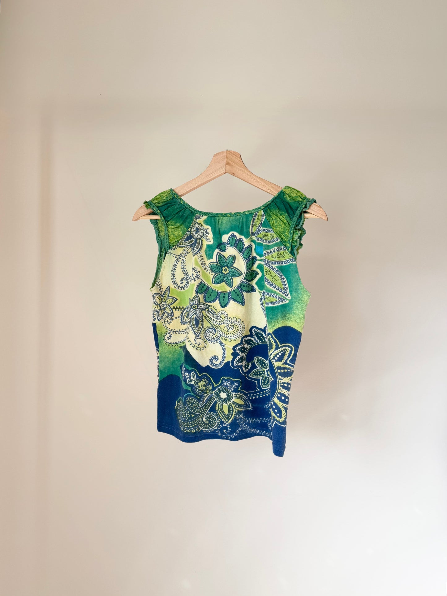 Floral Beaded Tank