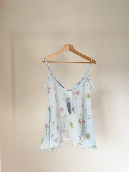Sheer Floral Top