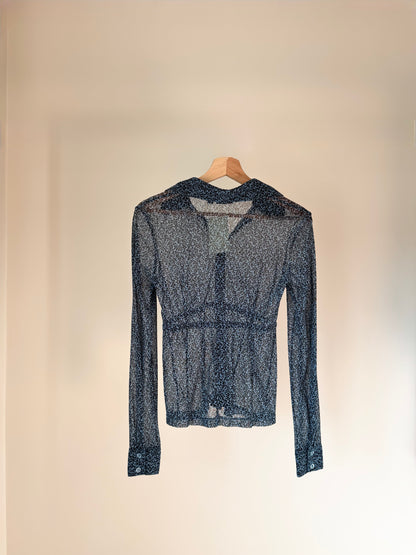 Sheer Button Up