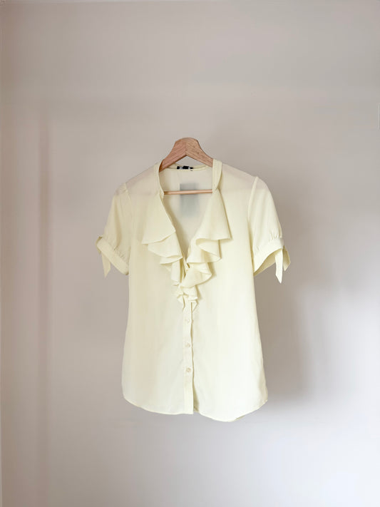 Butter Yellow Button-up