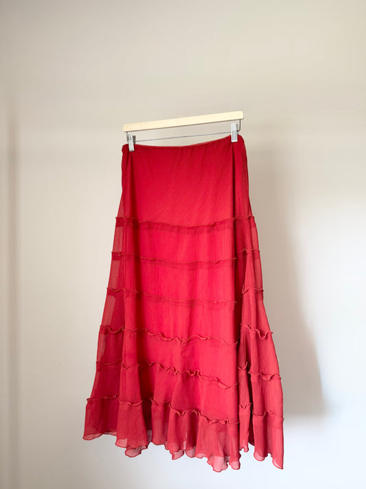 Burnt Orange Skirt