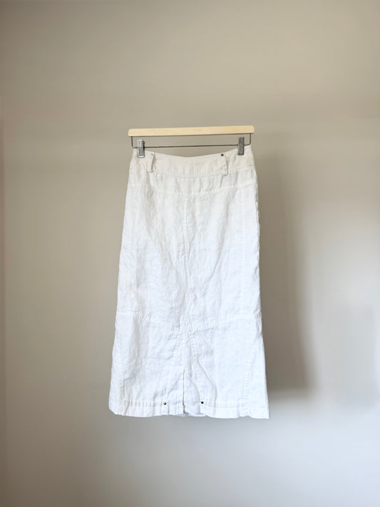 White Cotton Skirt