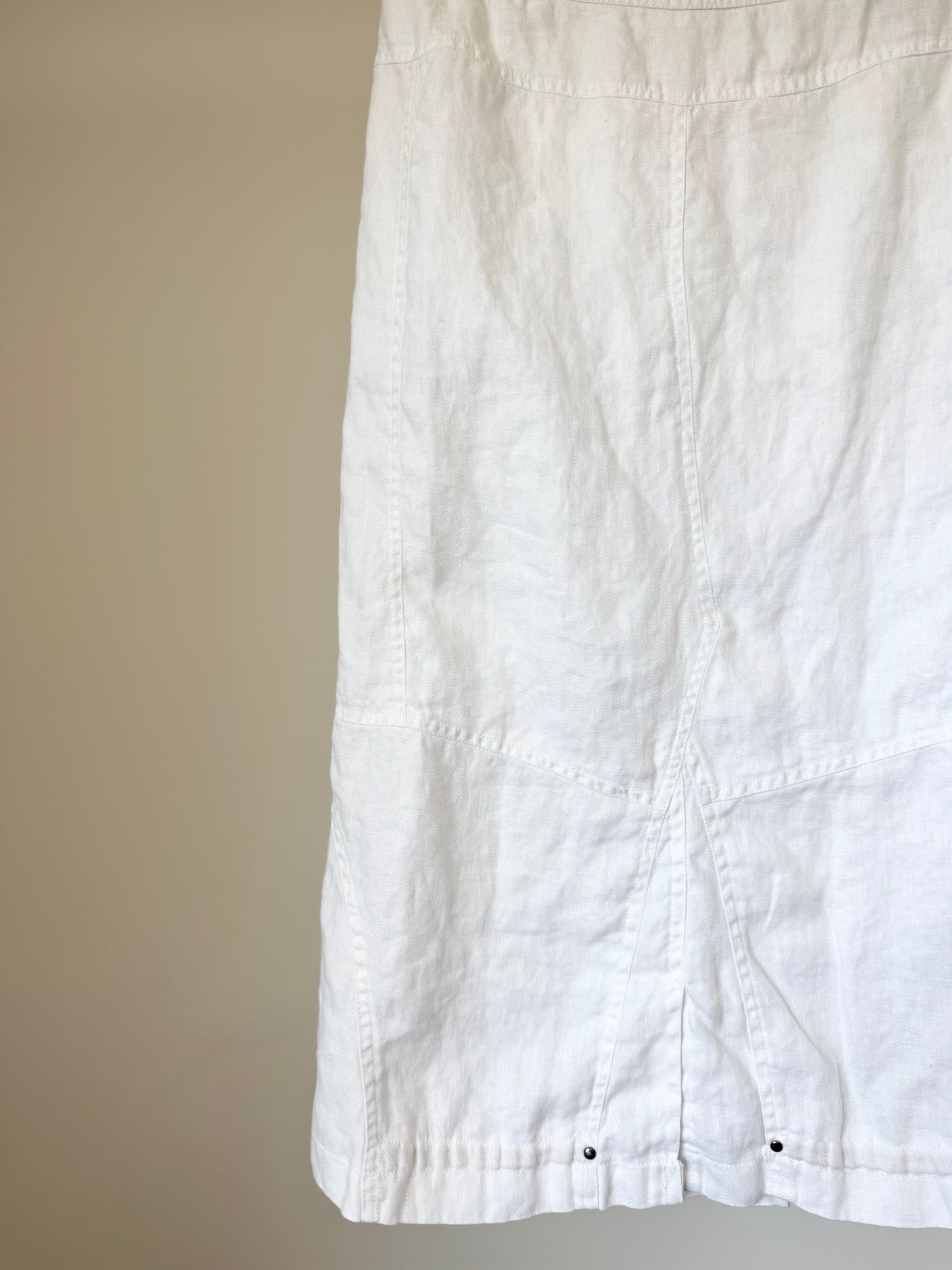 White Cotton Skirt