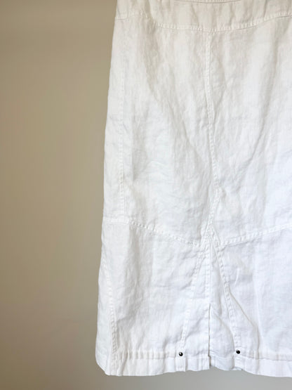 White Cotton Skirt