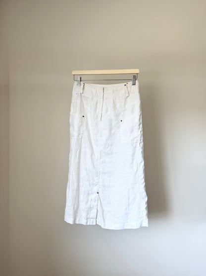 White Cotton Skirt