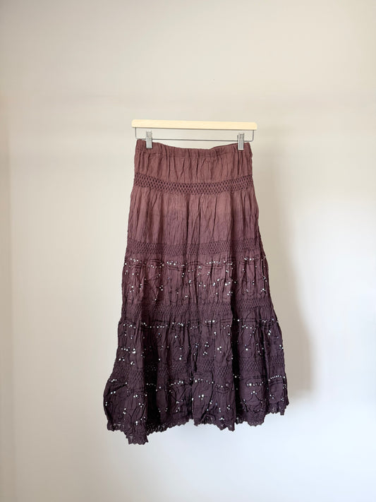 Brown Ombre Skirt
