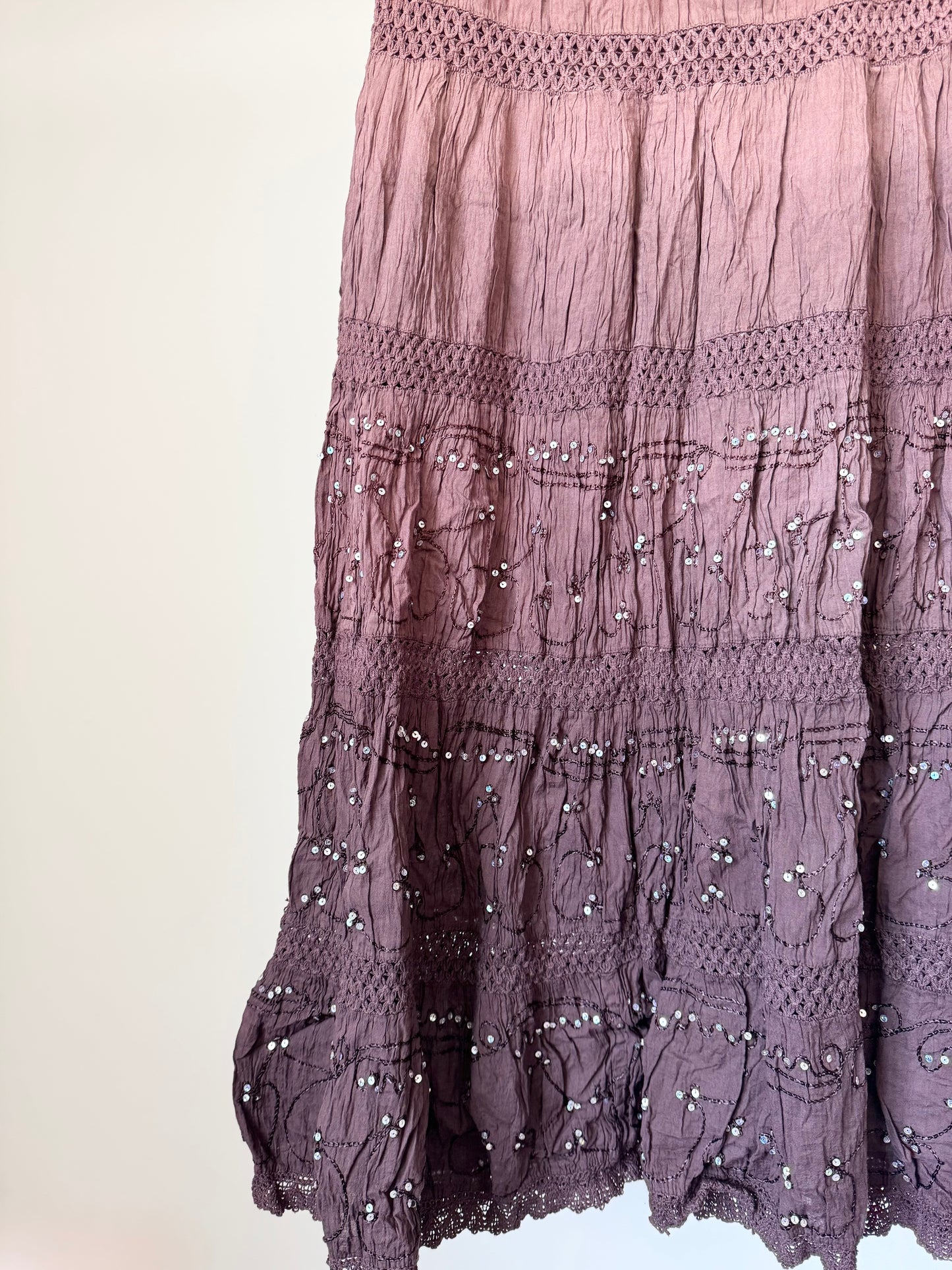 Brown Ombre Skirt
