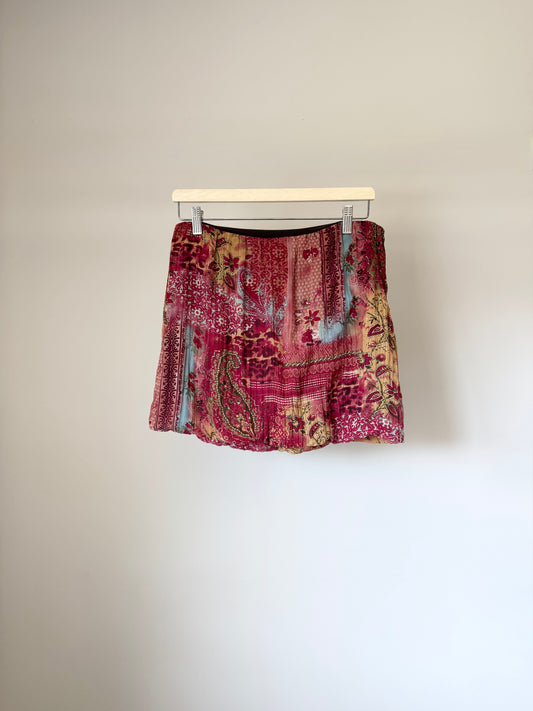 Patterned Bubble Skirt