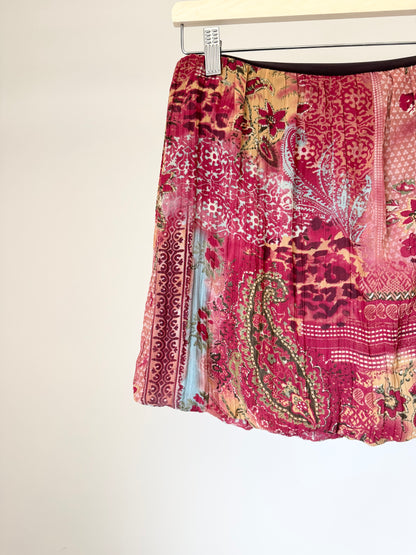 Patterned Bubble Skirt