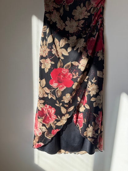 Black Floral Dress