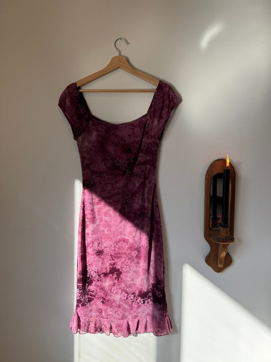 Purple Floral Dress