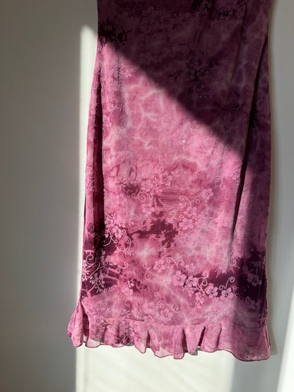 Purple Floral Dress
