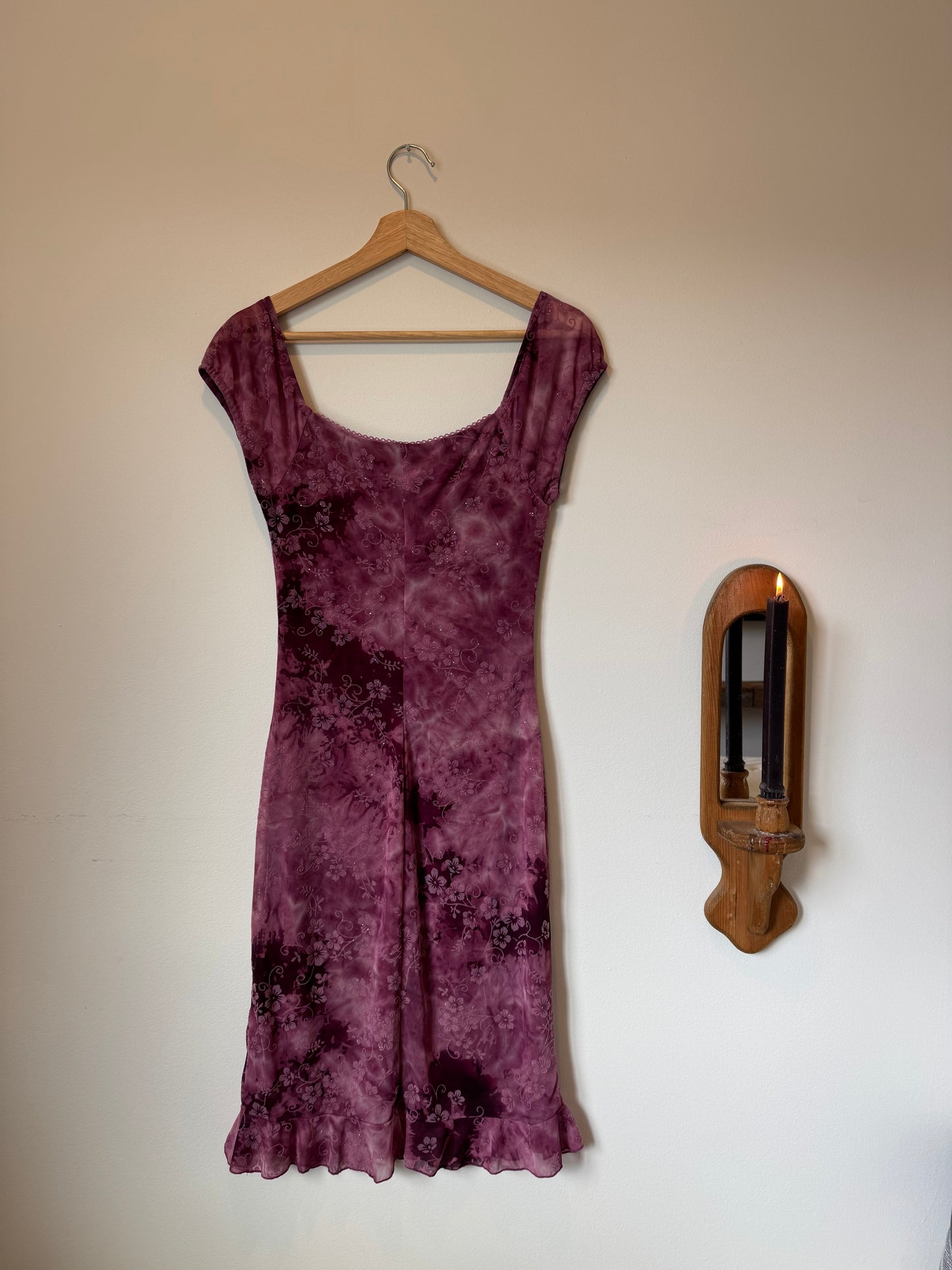 Purple Floral Dress