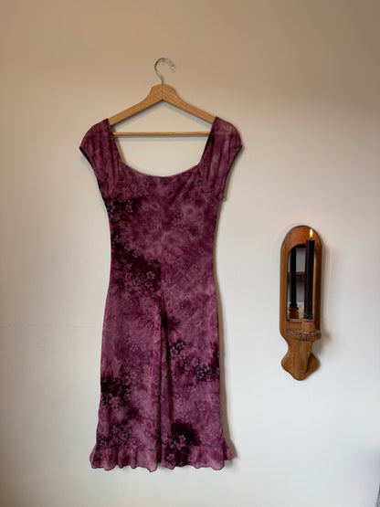 Purple Floral Dress