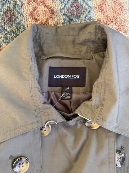 Green London Fog Trench