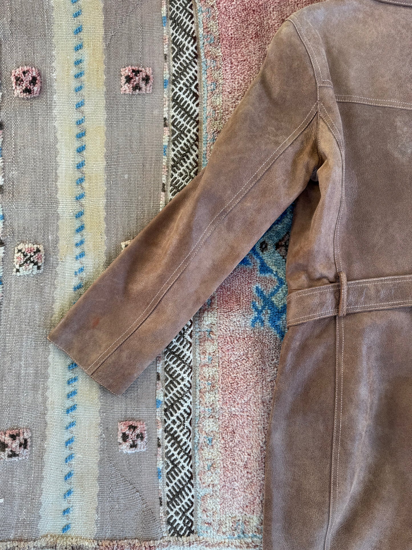 Andrew Marc Leather Trench