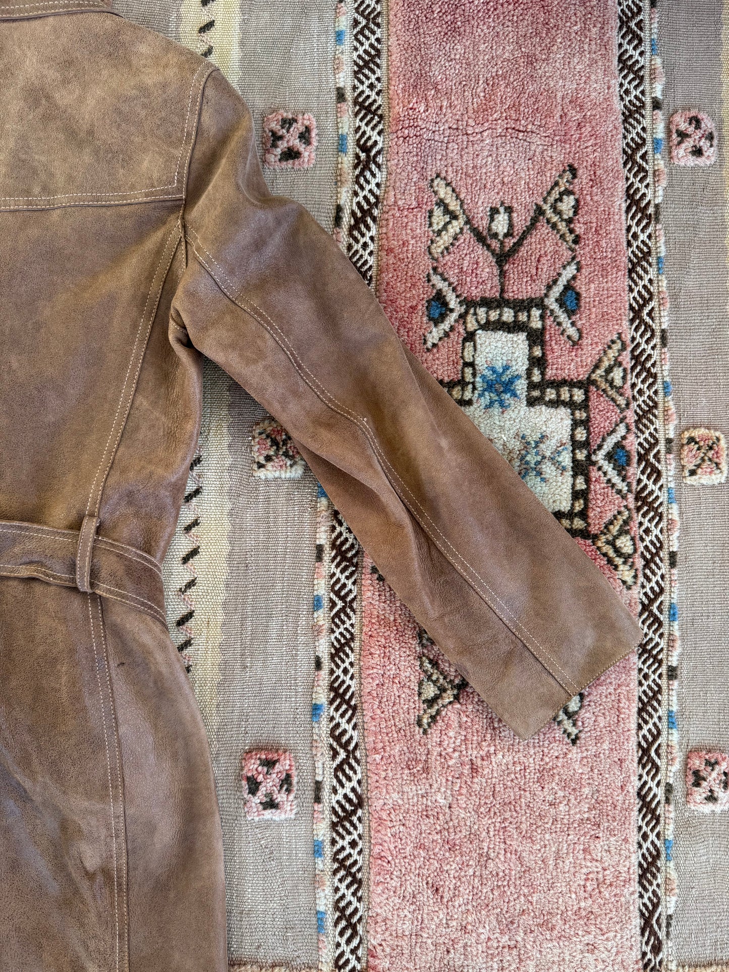 Andrew Marc Leather Trench