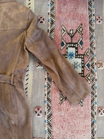 Andrew Marc Leather Trench