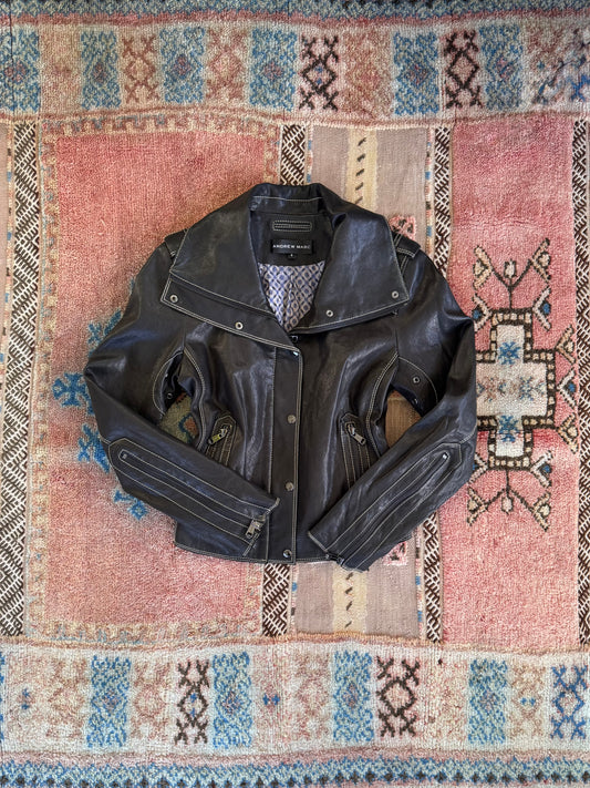 Andrew Marc Moto Leather