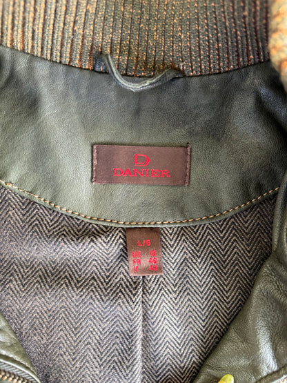 Green Leather Trench