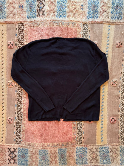 Beaded Silk Cardigan