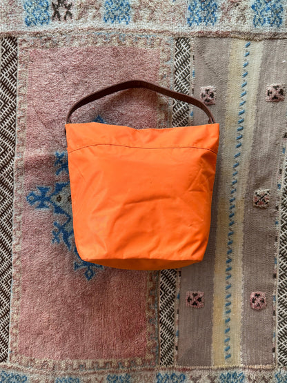 Orange Nylon Tote