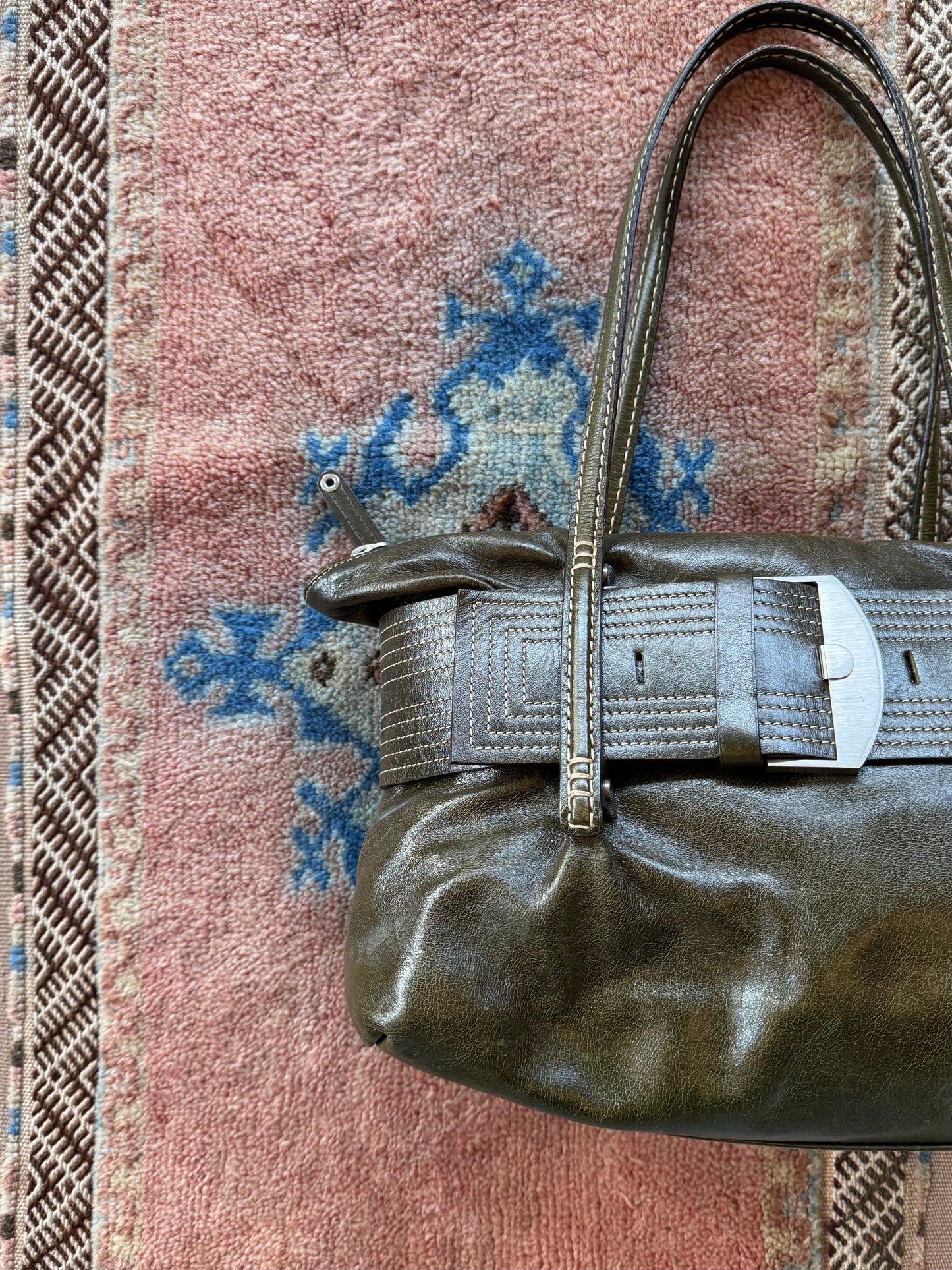 Leather Buckle Bag