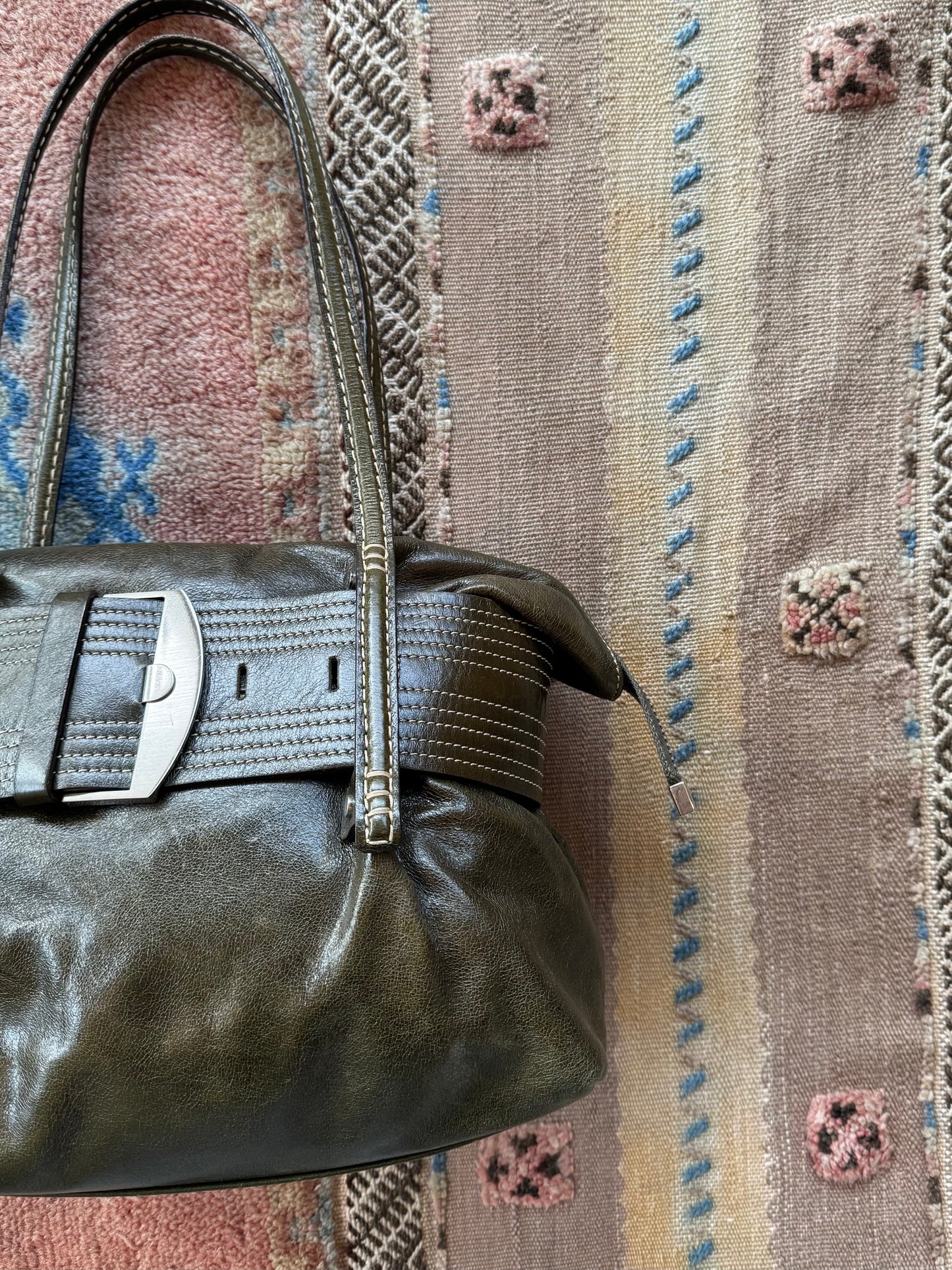 Leather Buckle Bag