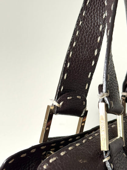 Fendi Selleria Leather Handbag