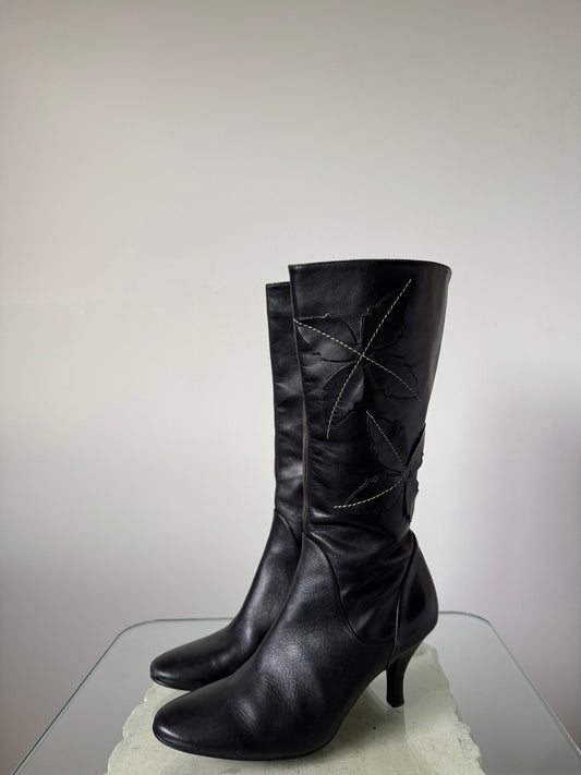 Black Leather Boots