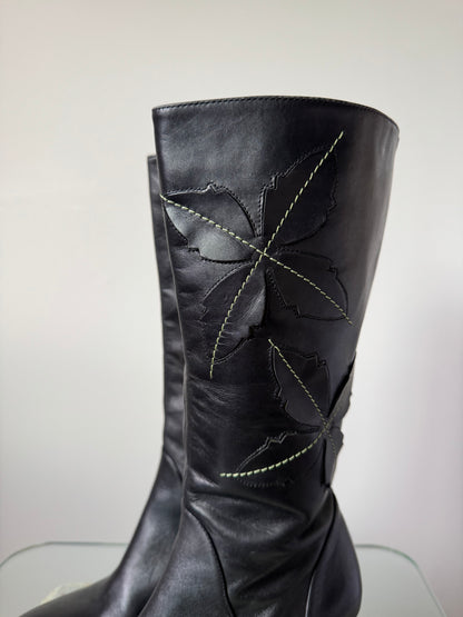 Black Leather Boots