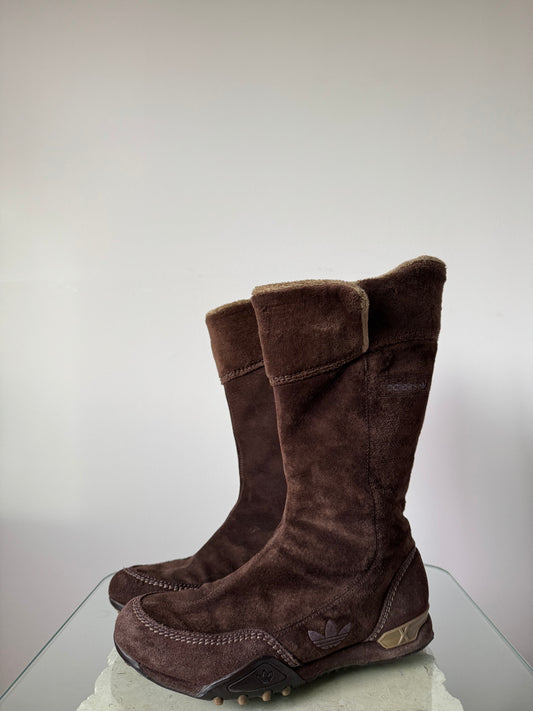 Y2K Adidas Leather Boots