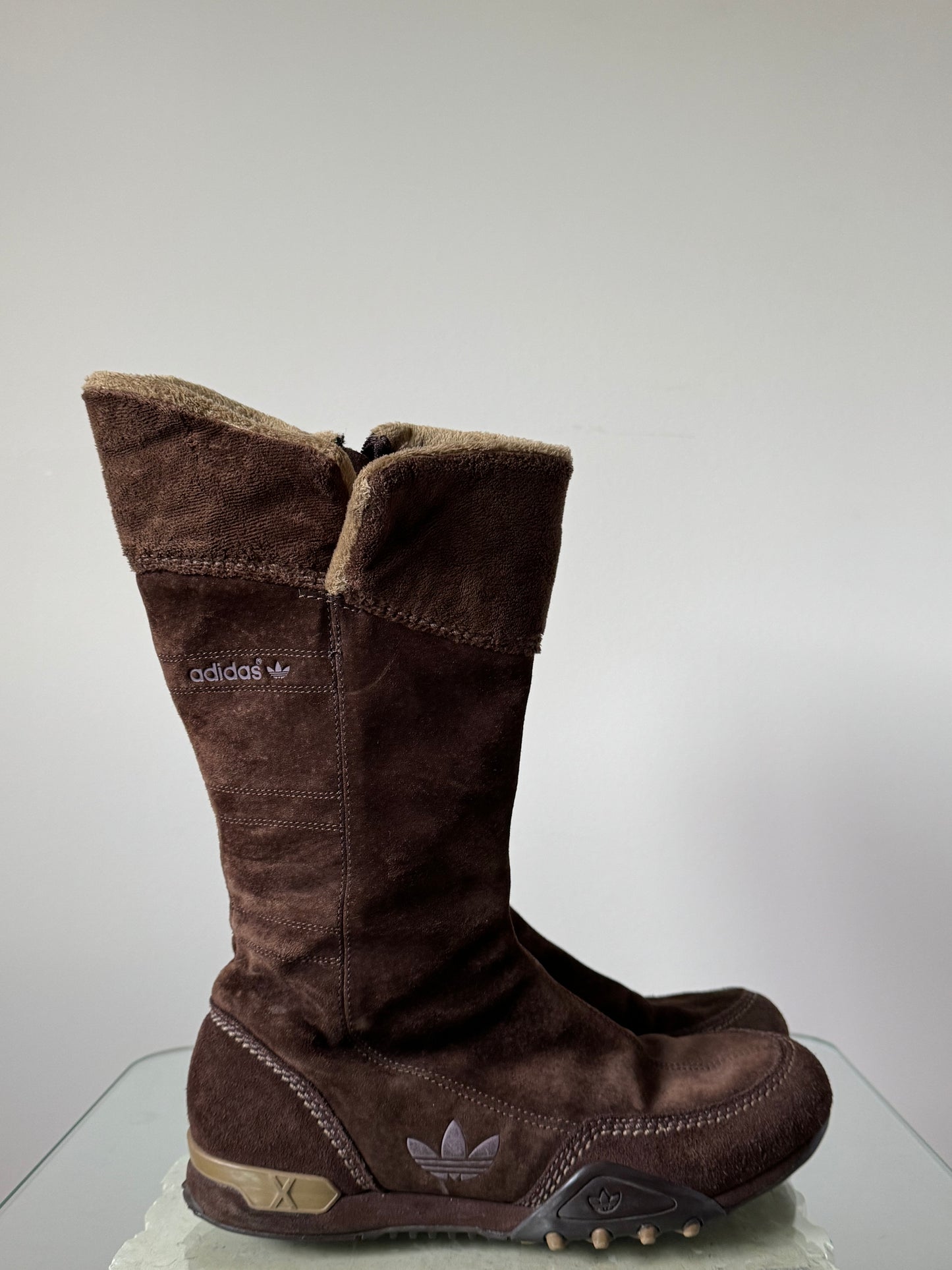 Y2K Adidas Leather Boots
