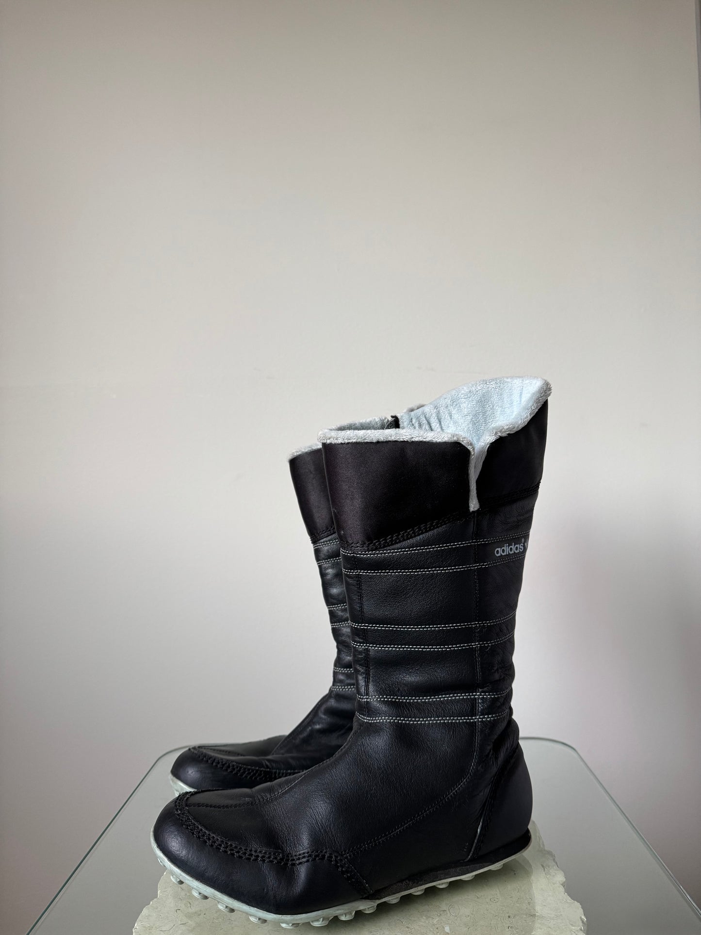 Y2K Adidas Leather Boots