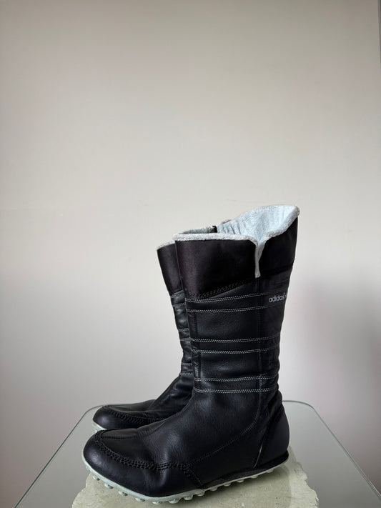 Y2K Adidas Leather Boots