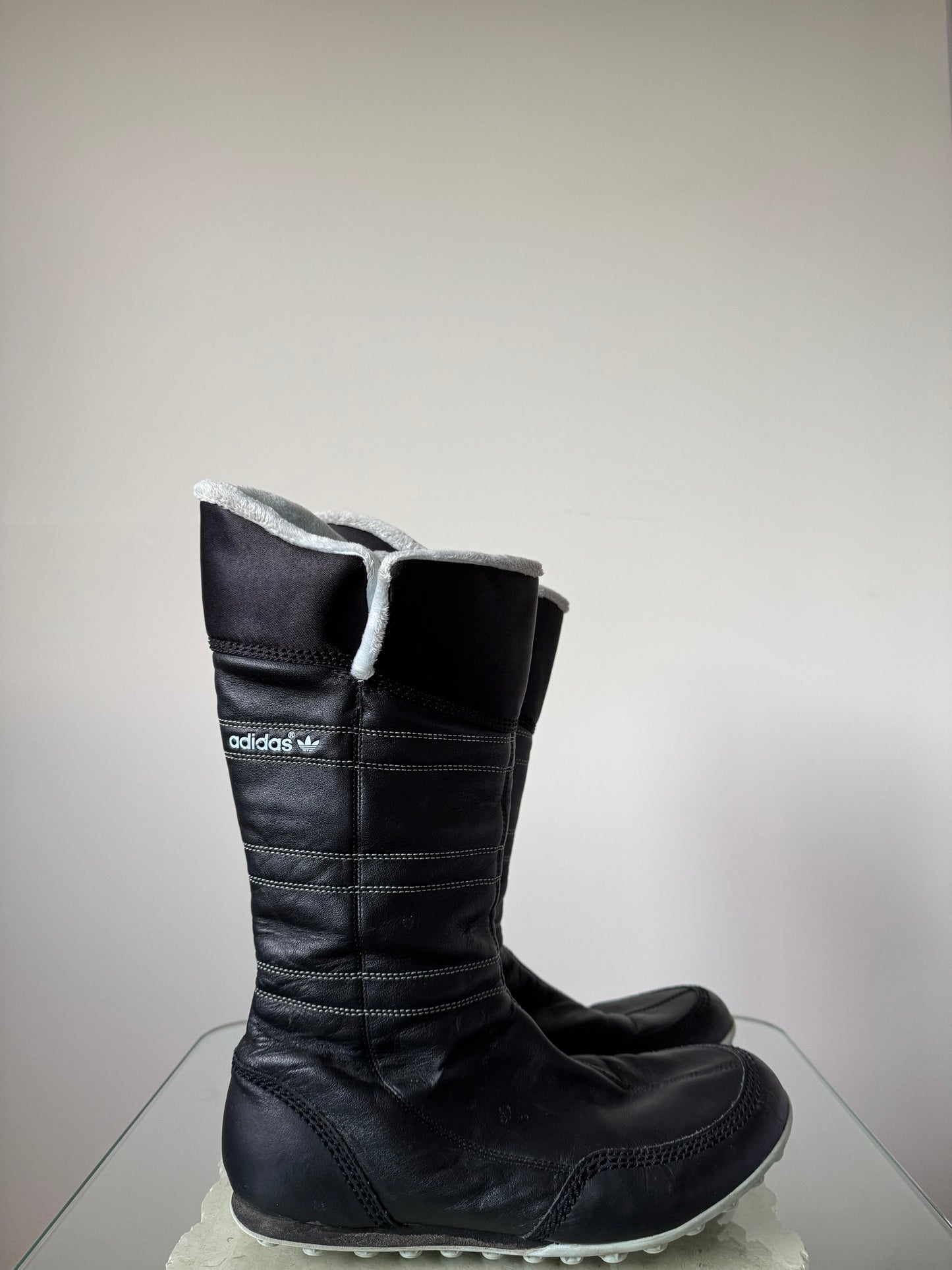 Y2K Adidas Leather Boots